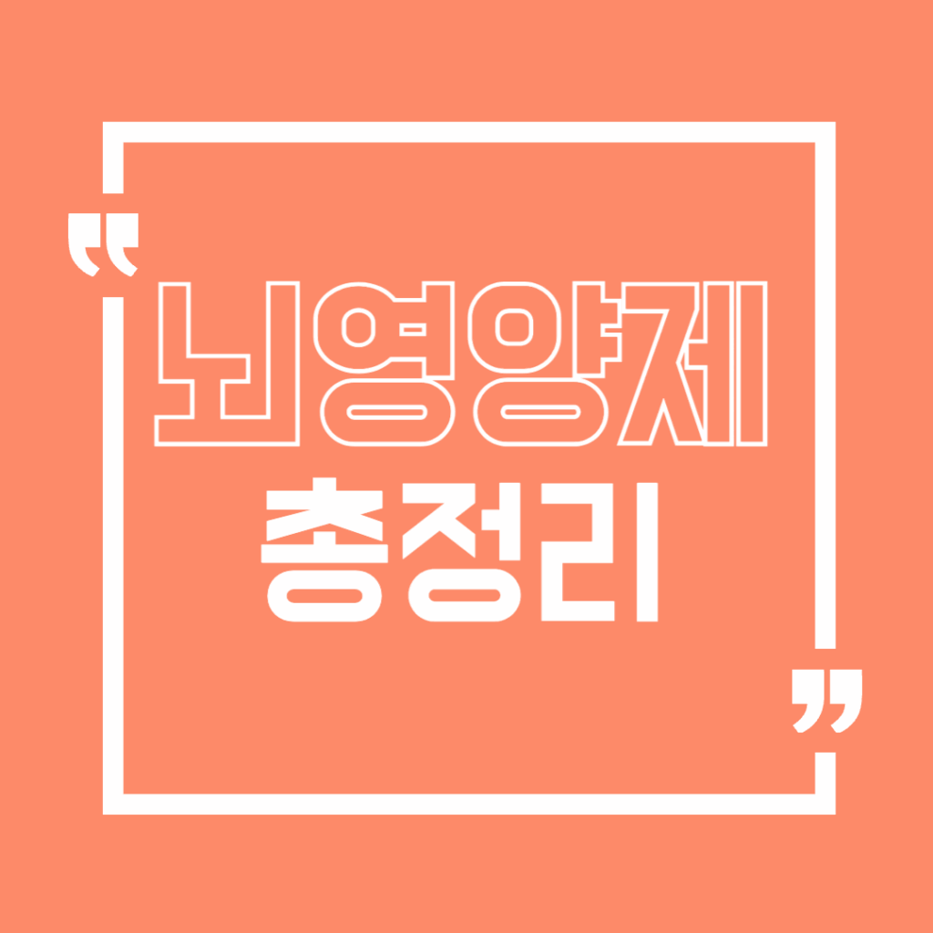 뇌영양제