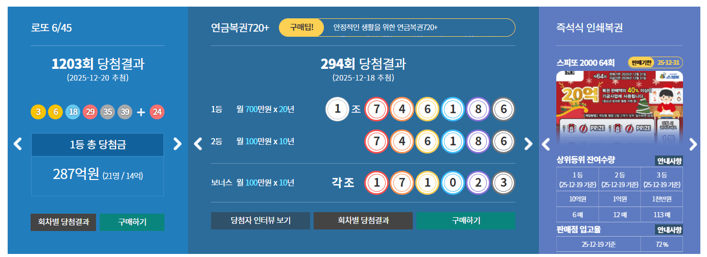 로또 당첨금 수령