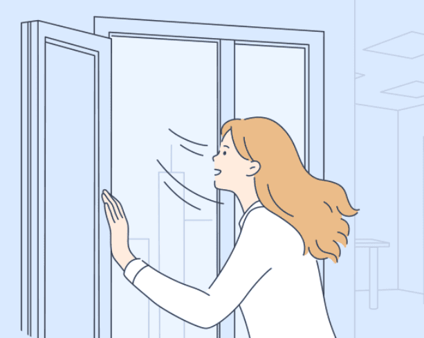 집안냄새 제거 - 환기