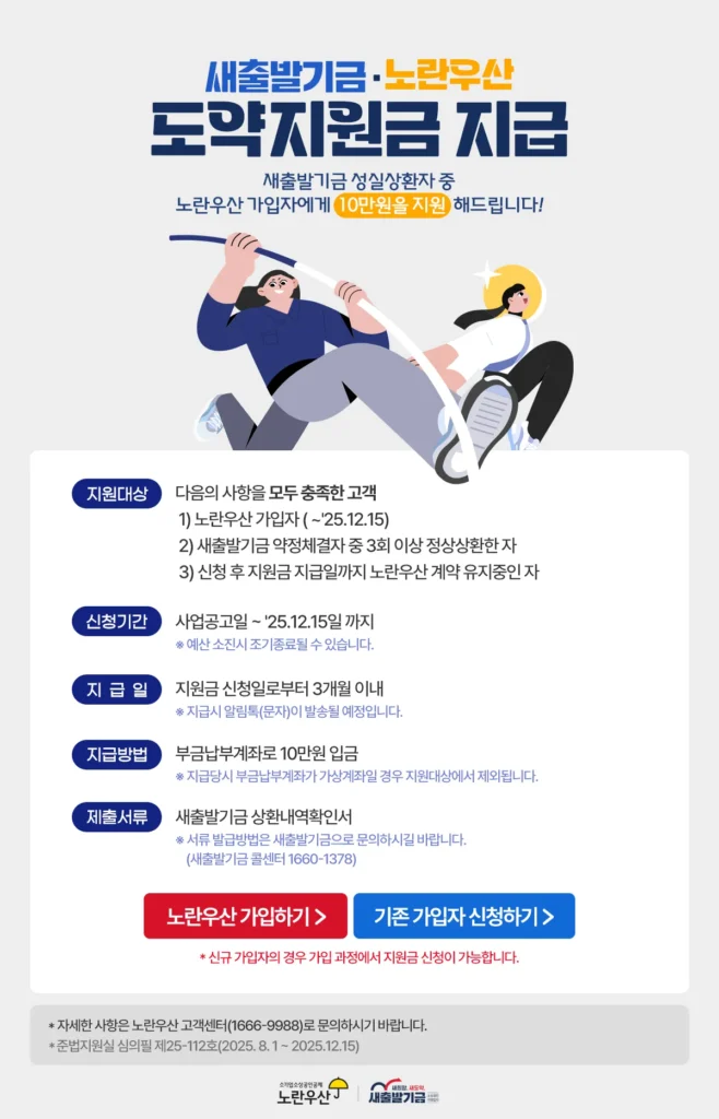 노란우산 도약지원금